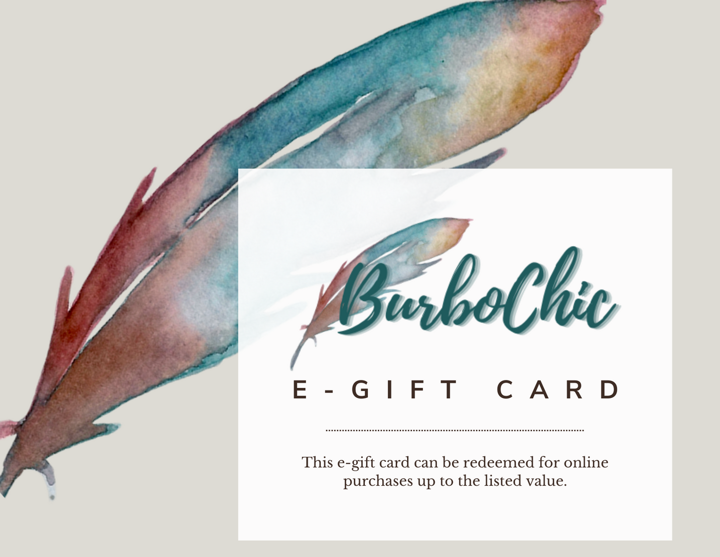 BurboChic E-Gift Card