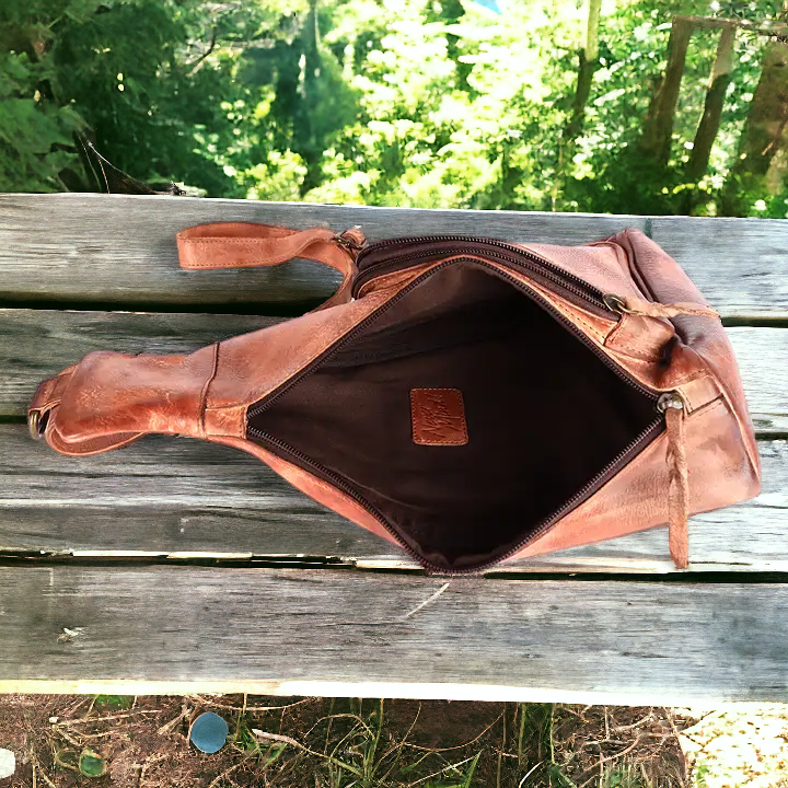 Genuine Vintage Leather Sling Bag