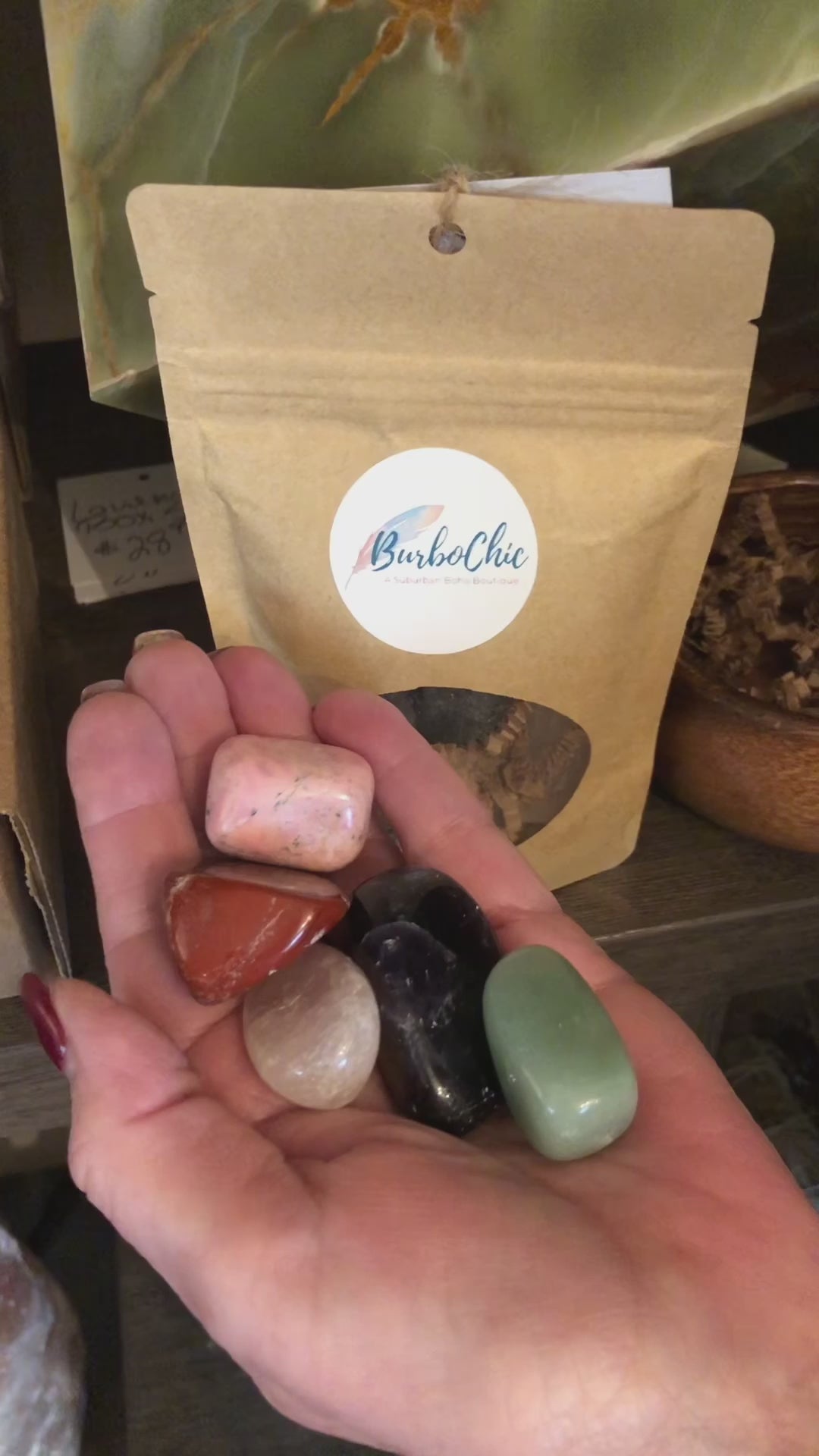Bring in Love: Buy Crystal Gemstone Set Online – BurboChic Boutique